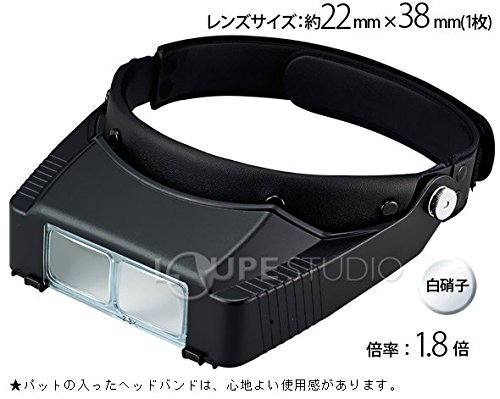 Amazon.co.jp: 池田レンズ工業 双眼ヘッドルーペ BM120A 1.8倍 ヘッド